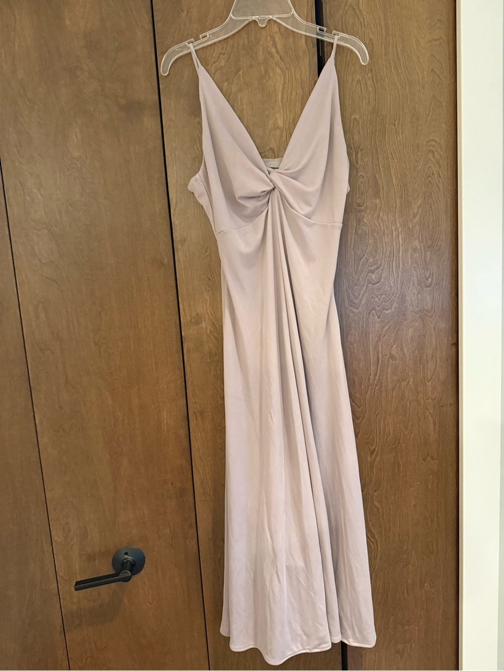H&M Blush Twist-Front Maxi Dress